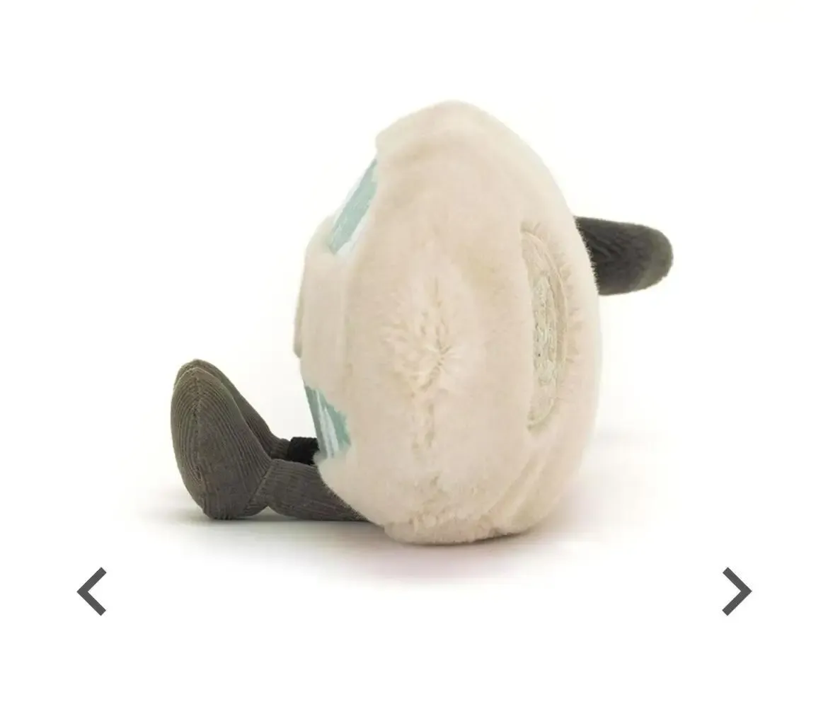 Jellycat Coral Surfer – Peluche Surf Blanc 10 cm