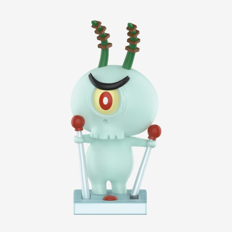 Figurine Labubu x SpongeBob x Plankton Command