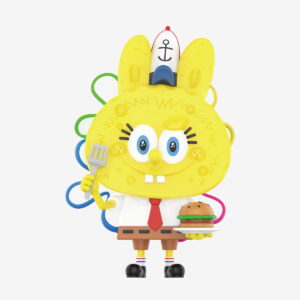 Figurine Labubu x SpongeBob x Labubu x Krabby Chef