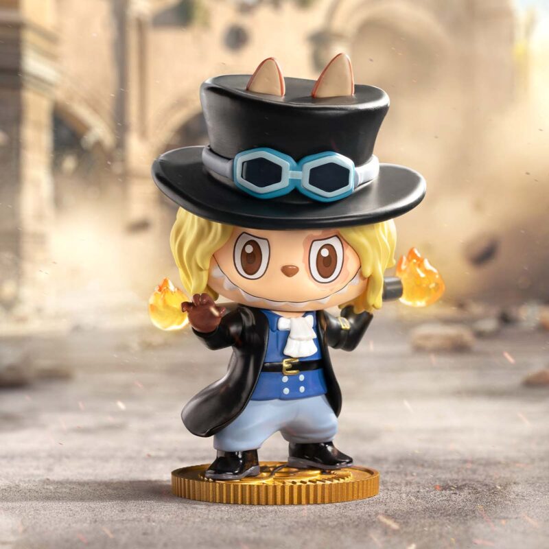 Figurine Labubu x One Piece x Sabo