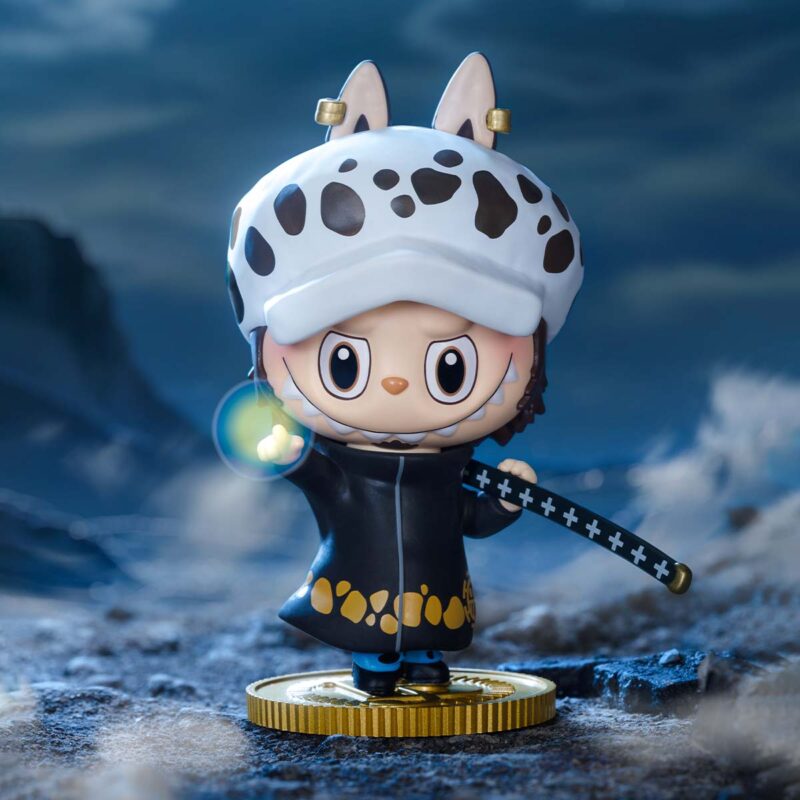 Figurine Labubu x One Piece x Trafalgar Law