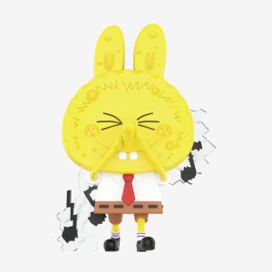 Figurine Labubu x SpongeBob x Wall Crash