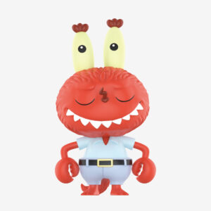 Figurine Labubu x SpongeBob x Mr Krabs