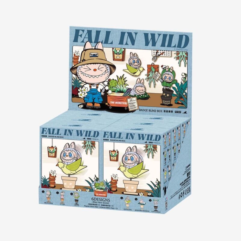Coffret Badge Labubu Fall in Wild