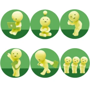 Smiski Work Series Blind Box Sans Boite