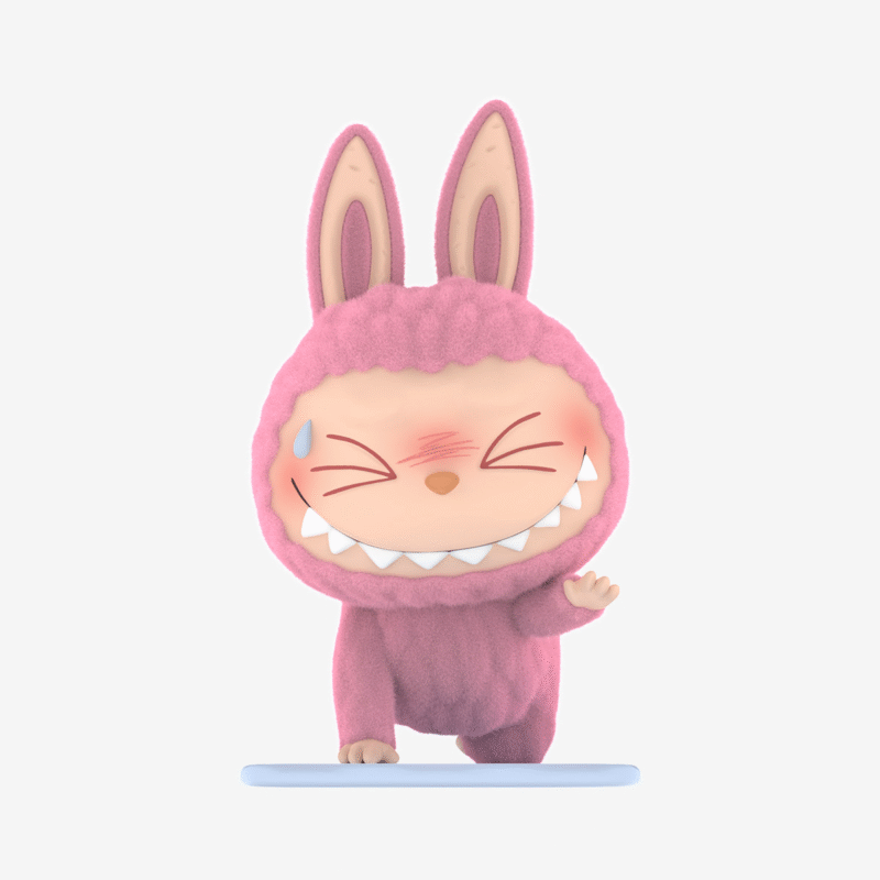 Figurine Labubu Lazy Yoga x Sweating