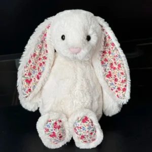 Jellycat Bunny Lapin Pâques 30 cm – Edition Fraise Blanche