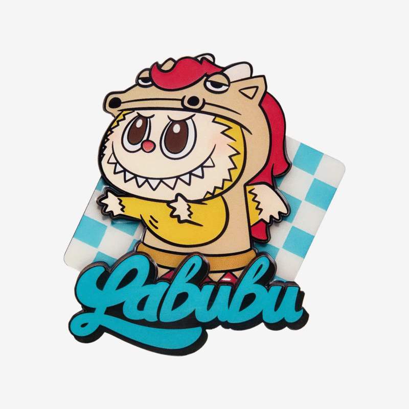 Labubu Fridge Magnet knight Let’s Checkmate Series